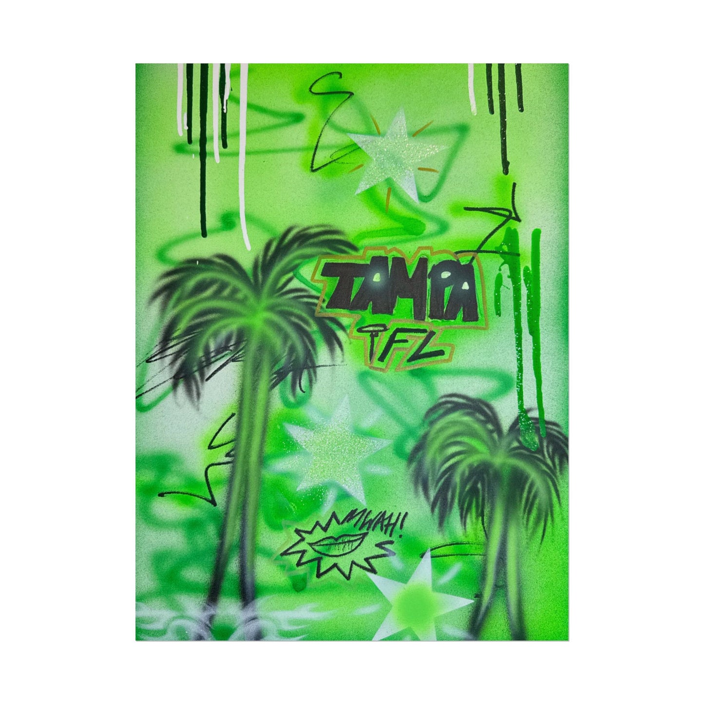 "tampa, fl" airbrush rolled print