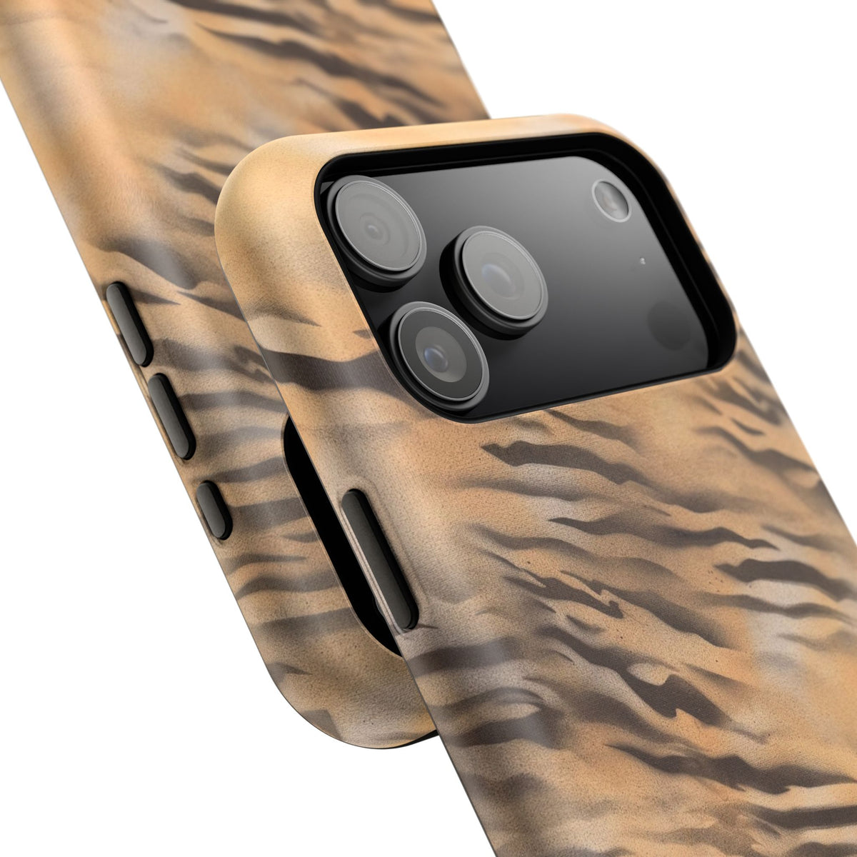 MagSafe "neutral tiger" airbrush iPhone case