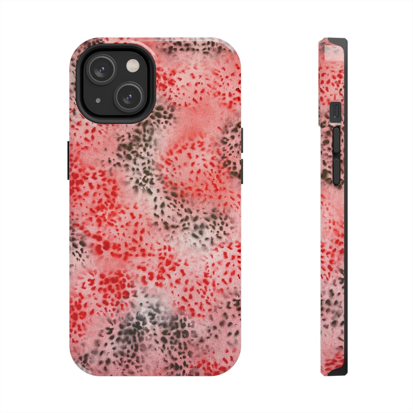 "red cheetah" airbrush iPhone case
