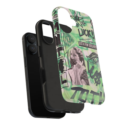"lust over luck" airbrush iPhone case