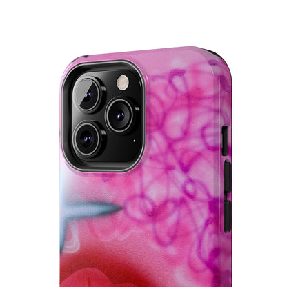 "glitter aura" airbrush iPhone case