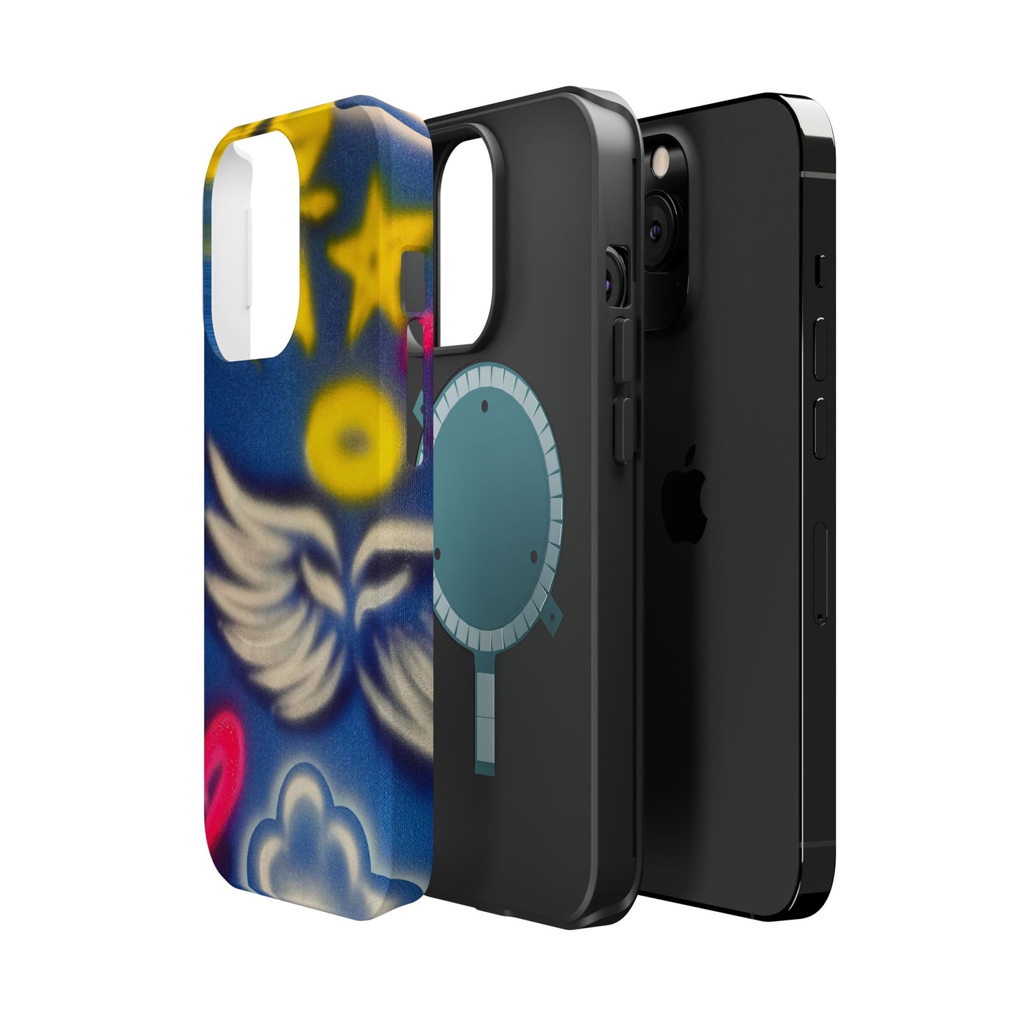 MagSafe "celestial halo" airbrush iPhone case