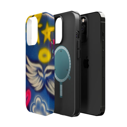 MagSafe "celestial halo" airbrush iPhone case