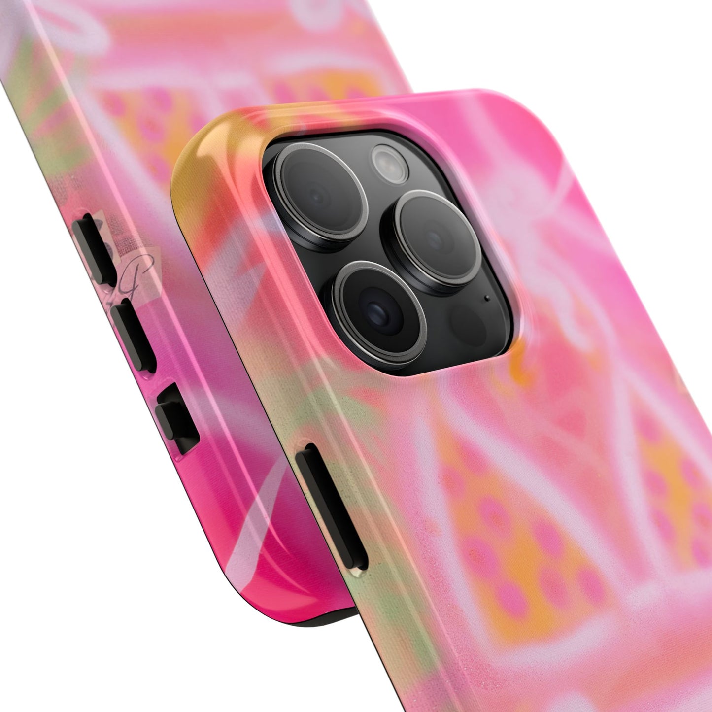 "yellow polka dot bikini" airbrush iPhone case