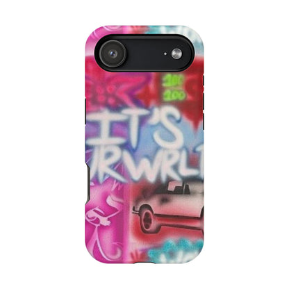 MagSafe „its ur WRLD“ Airbrush iPhone Hülle