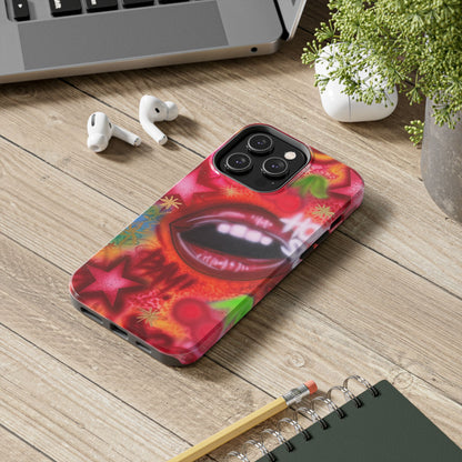 "hot stuff" airbrush iPhone case