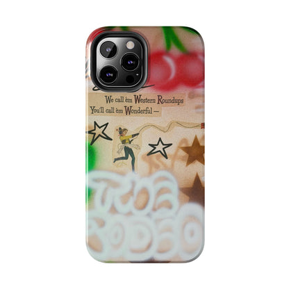 "the rodeo" airbrush iPhone case
