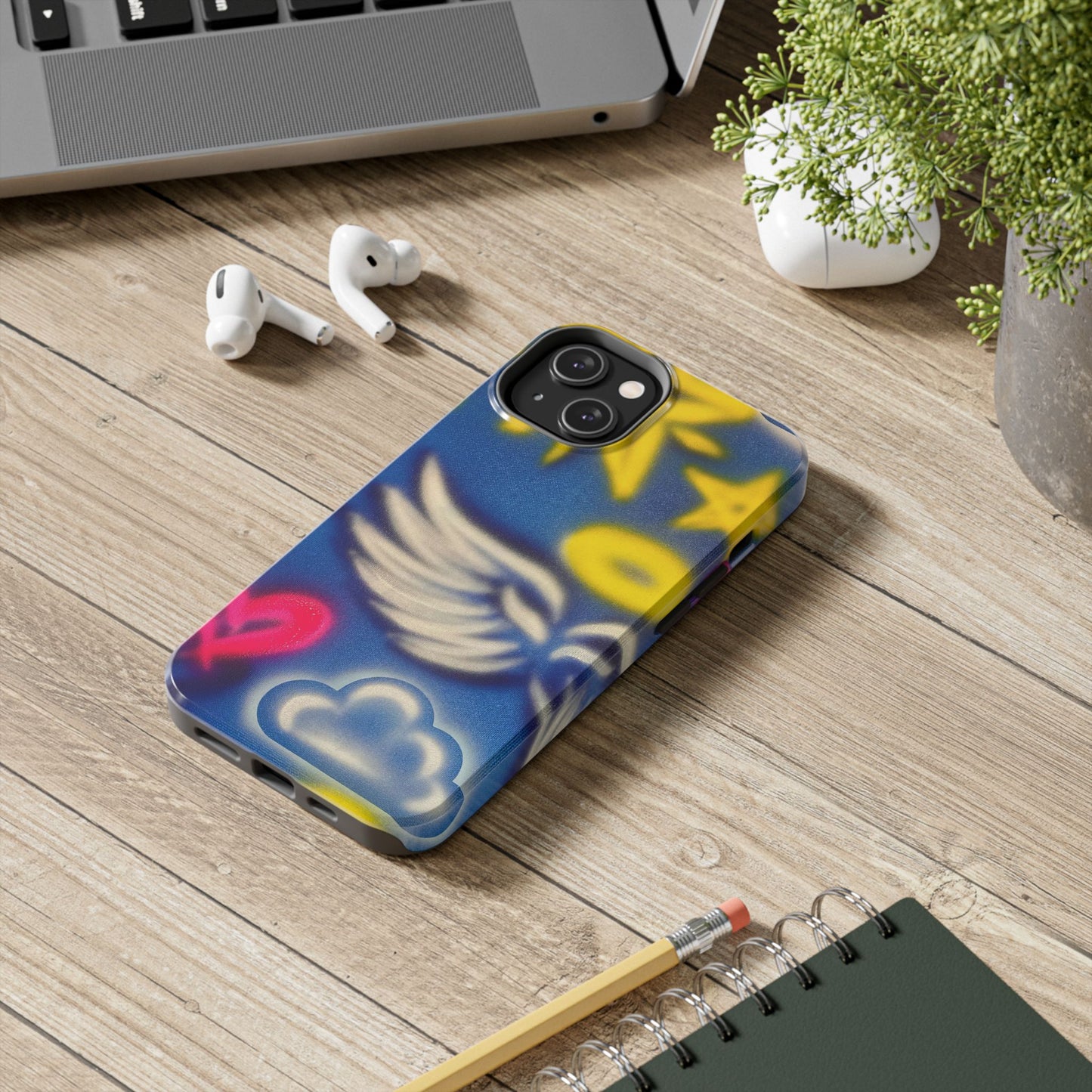 "celestial halo" airbrush iPhone case