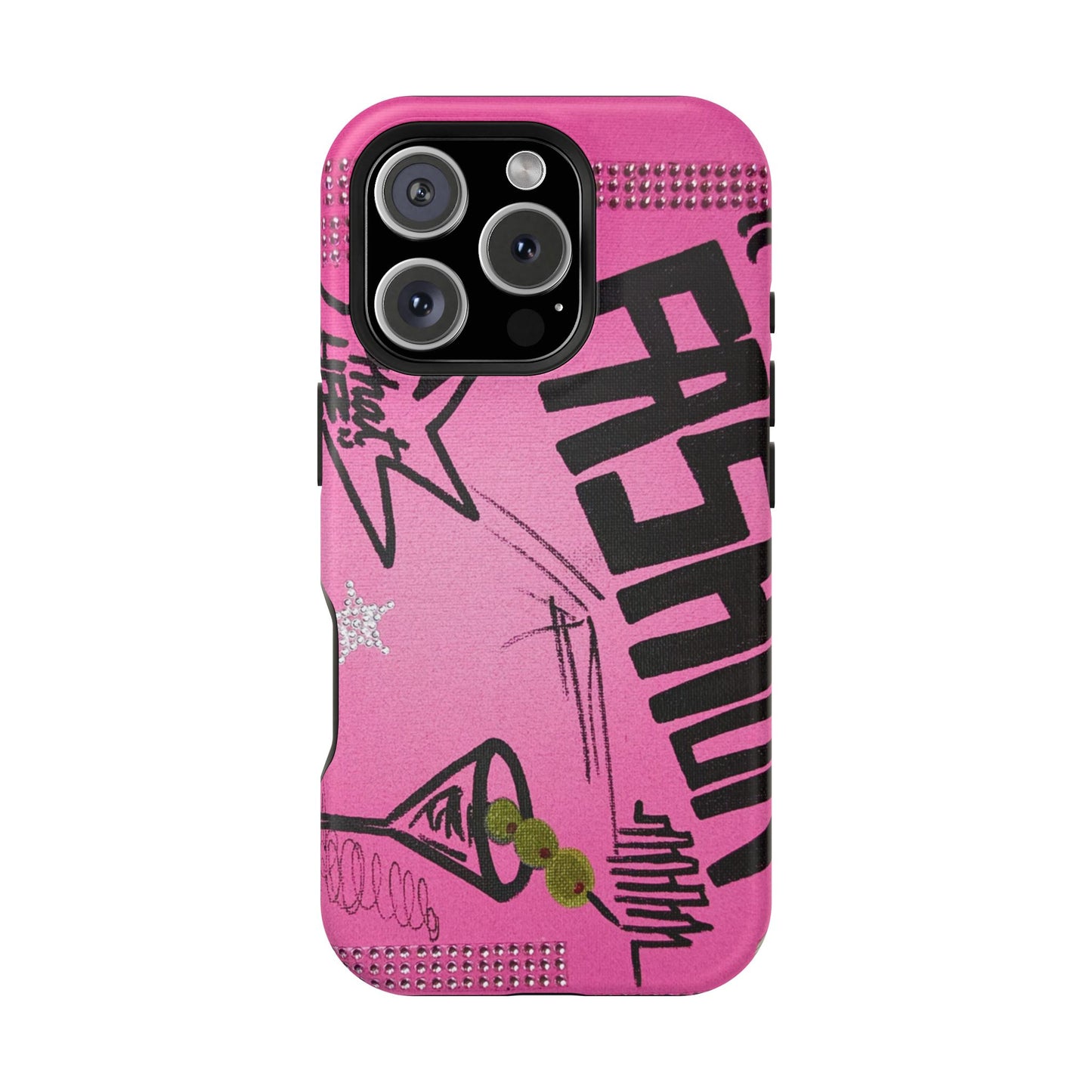 MagSafe "high fashion pt. 2" airbrush iPhone case