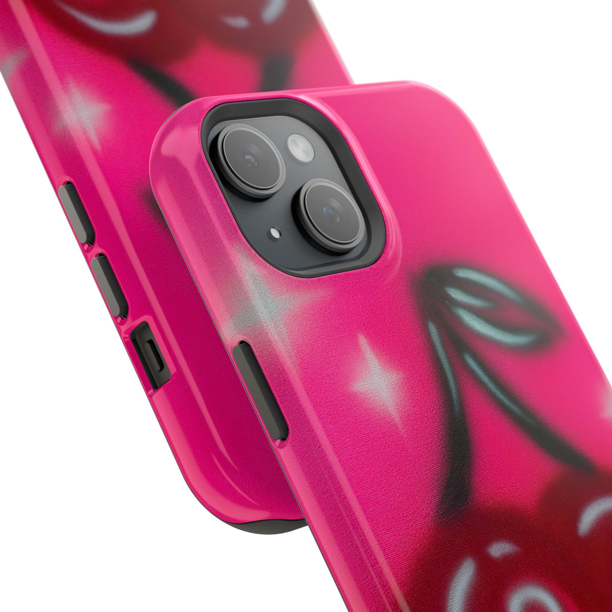 MagSafe "cherry 8ball" airbrush iPhone case