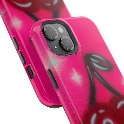 MagSafe "cherry 8ball" airbrush iPhone case