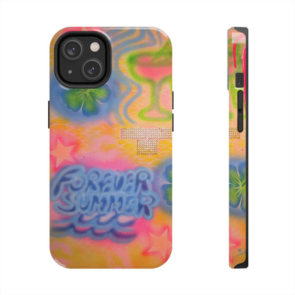 "forever summer" airbrush iPhone case