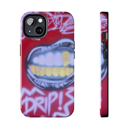 "tooth drip" airbrush iPhone case