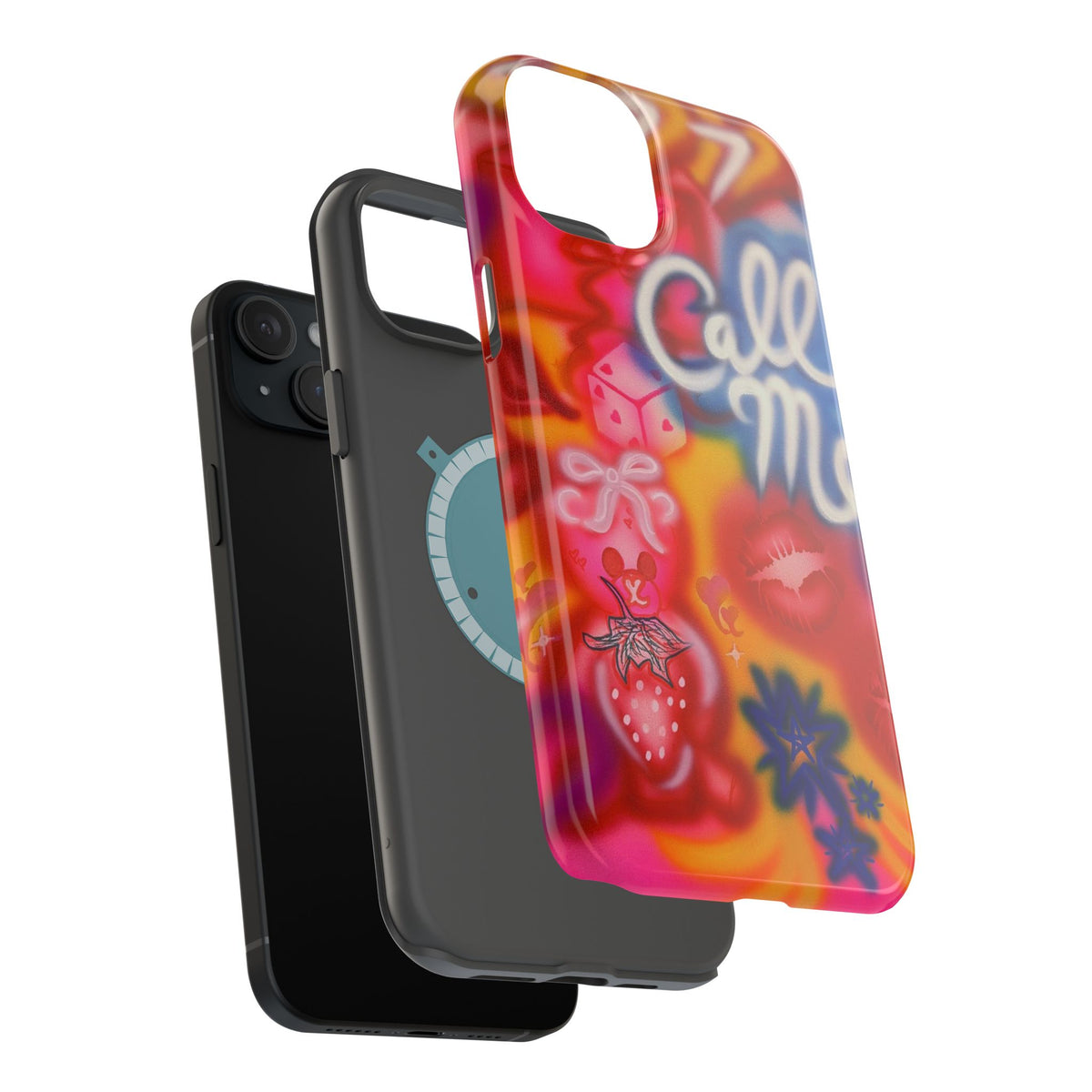 MagSafe "CALL ME!" airbrush iPhone case