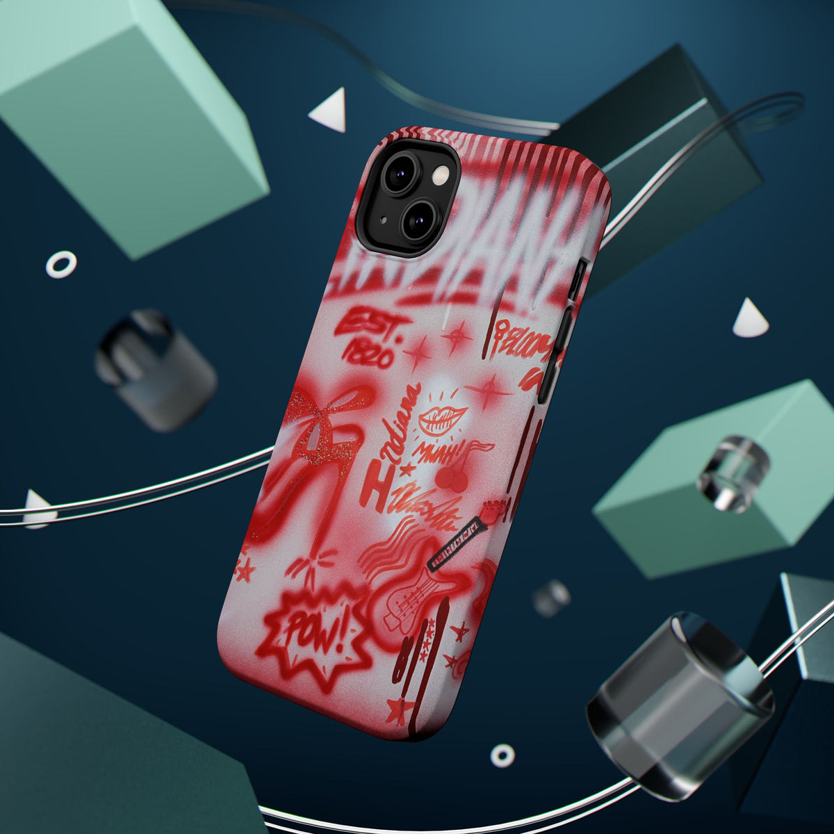 MagSafe "indiana" airbrush iPhone case
