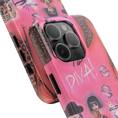"party diva" airbrush iPhone case