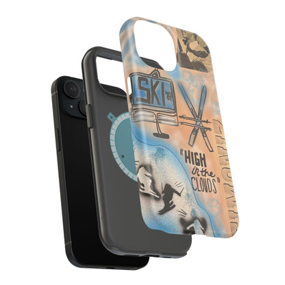 MagSafe „high in the clouds“ Airbrush iPhone Hülle