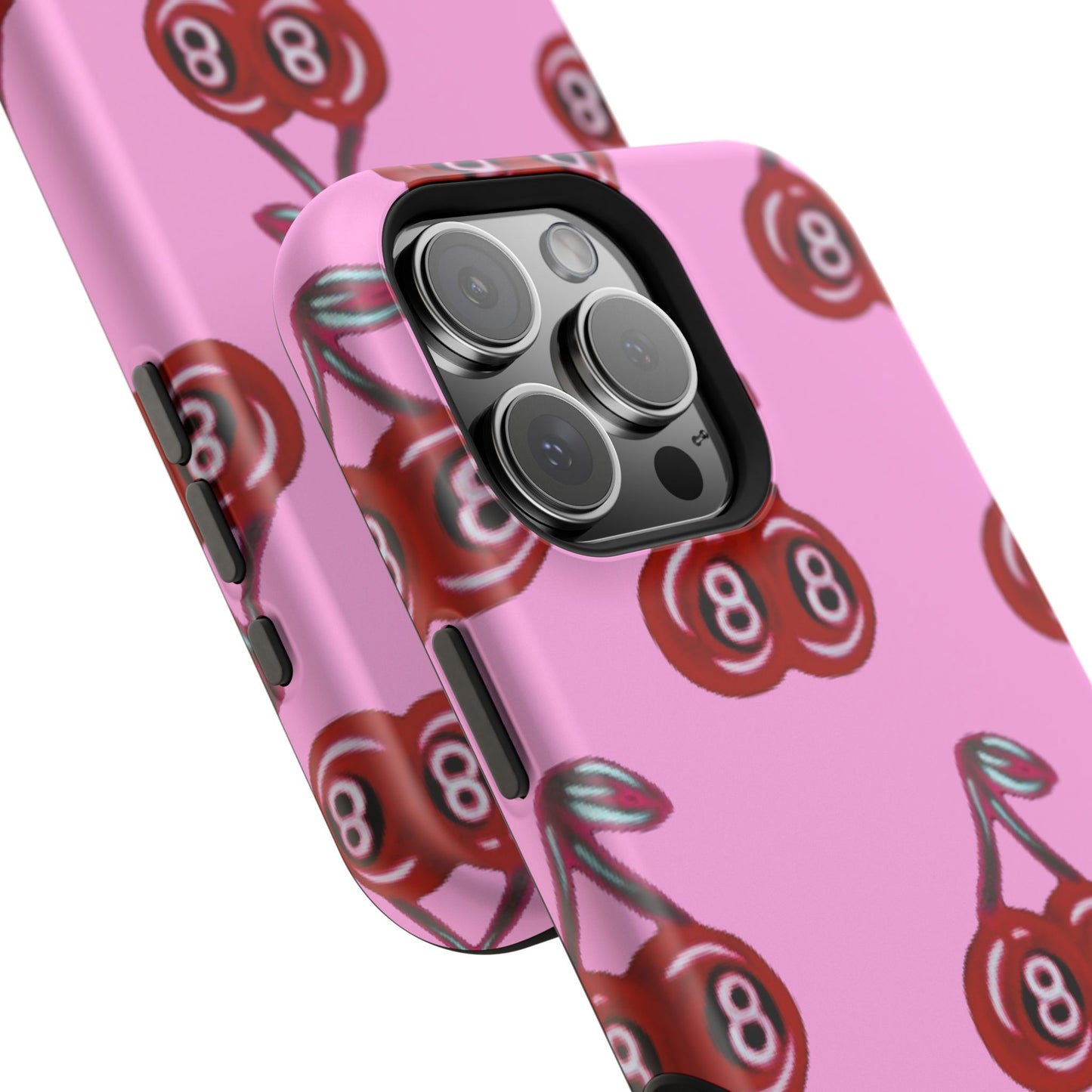 MagSafe "cami cherry pink" Airbrush iPhone Hülle