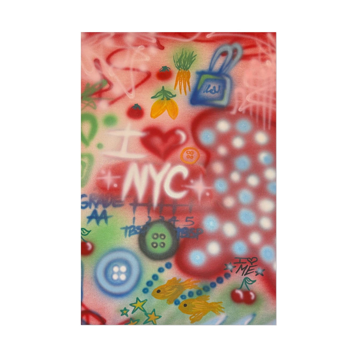 kaki x camair airbrush rolled print