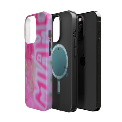 MagSafe "sunset sorbet" airbrush iPhone case