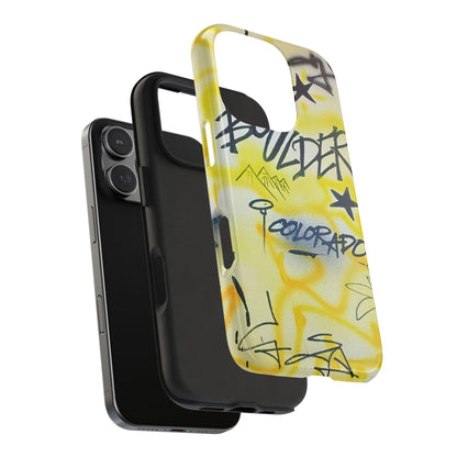 "boulder" airbrush iPhone case