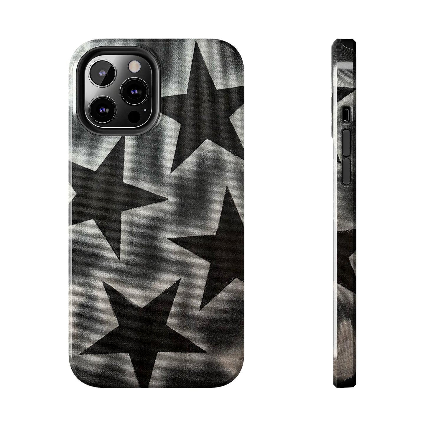 "chrome stars" airbrush iPhone case