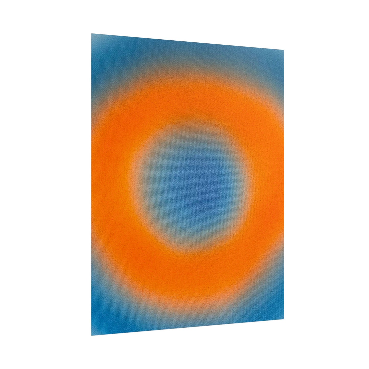 "citrus sky" airbrush rolled print