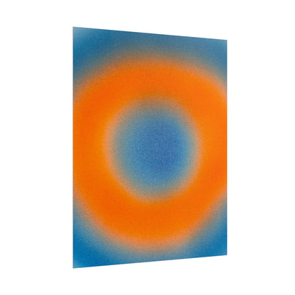 "citrus sky" airbrush rolled print