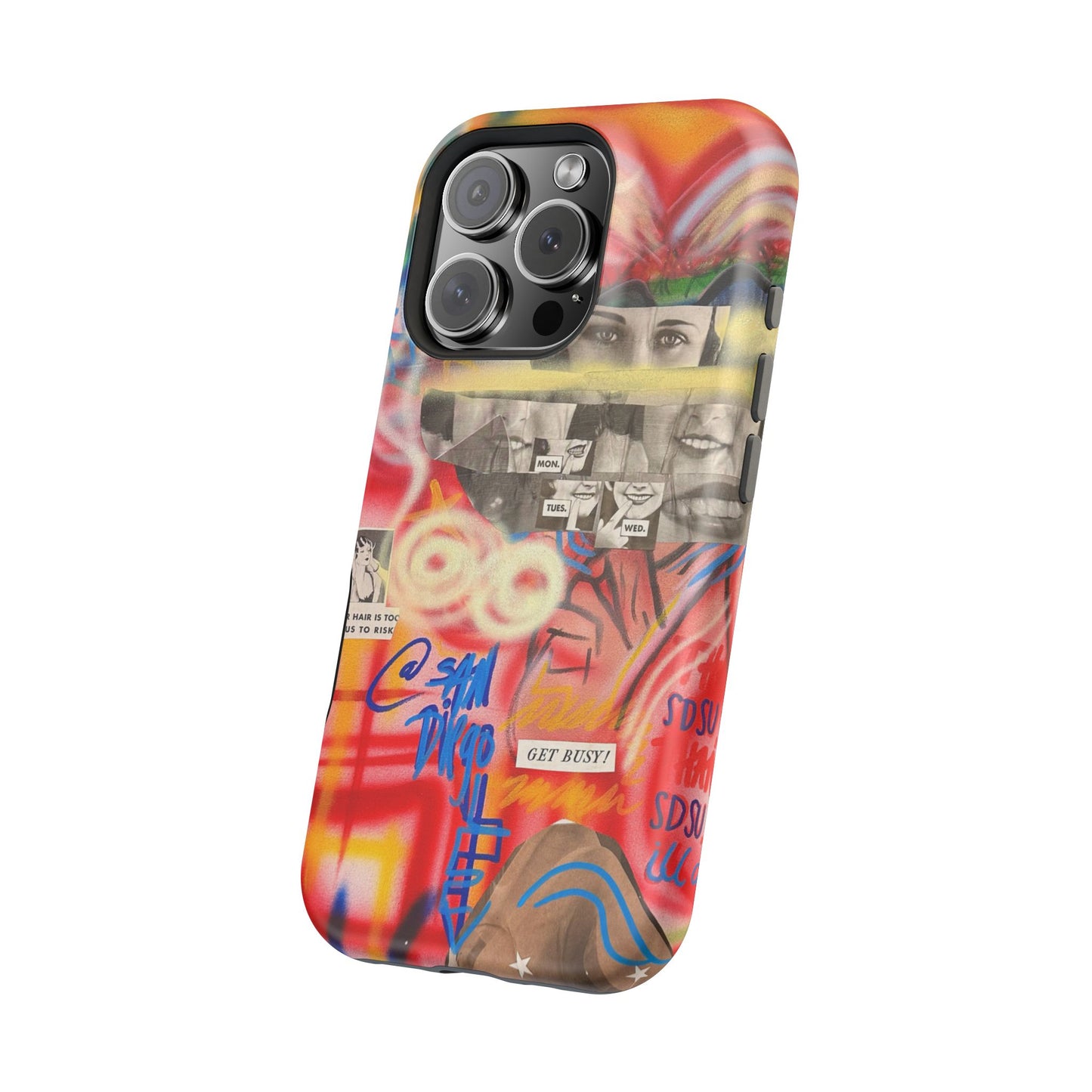 MagSafe Limited Edition "Get Busy" Airbrush iPhone Hülle