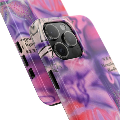 "mic check" airbrush iPhone case