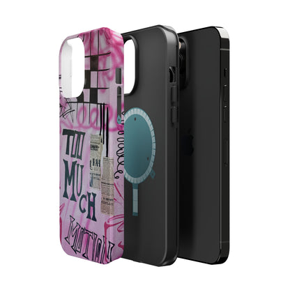 MagSafe "too much motion" airbrush iPhone case