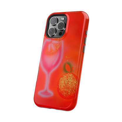 MagSafe "aperol spritz" airbrush iPhone case