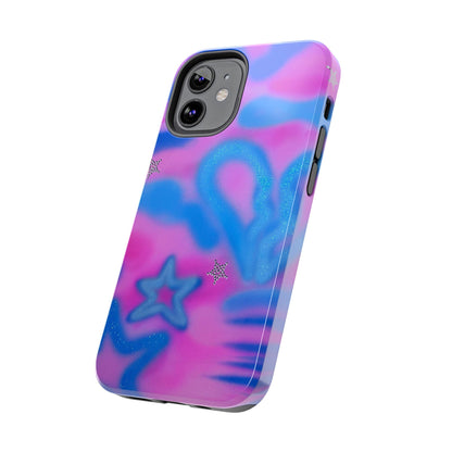 "blue camo" airbrush iPhone case