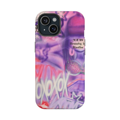 MagSafe "mic check" airbrush iPhone case