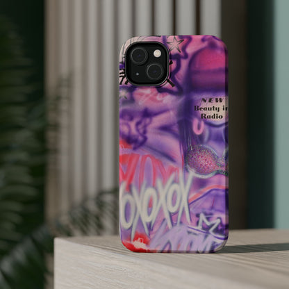 MagSafe "mic check" airbrush iPhone case