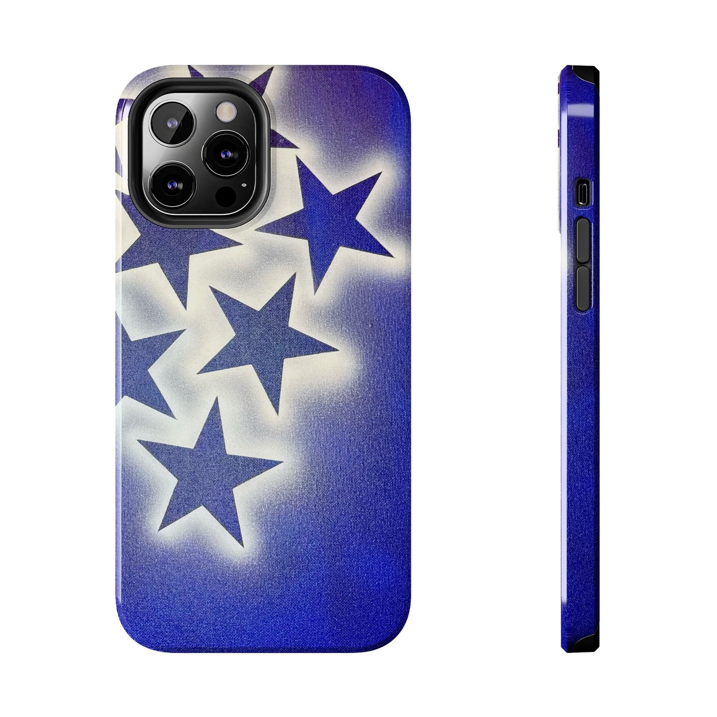 "frosted galaxy" airbrush iPhone case