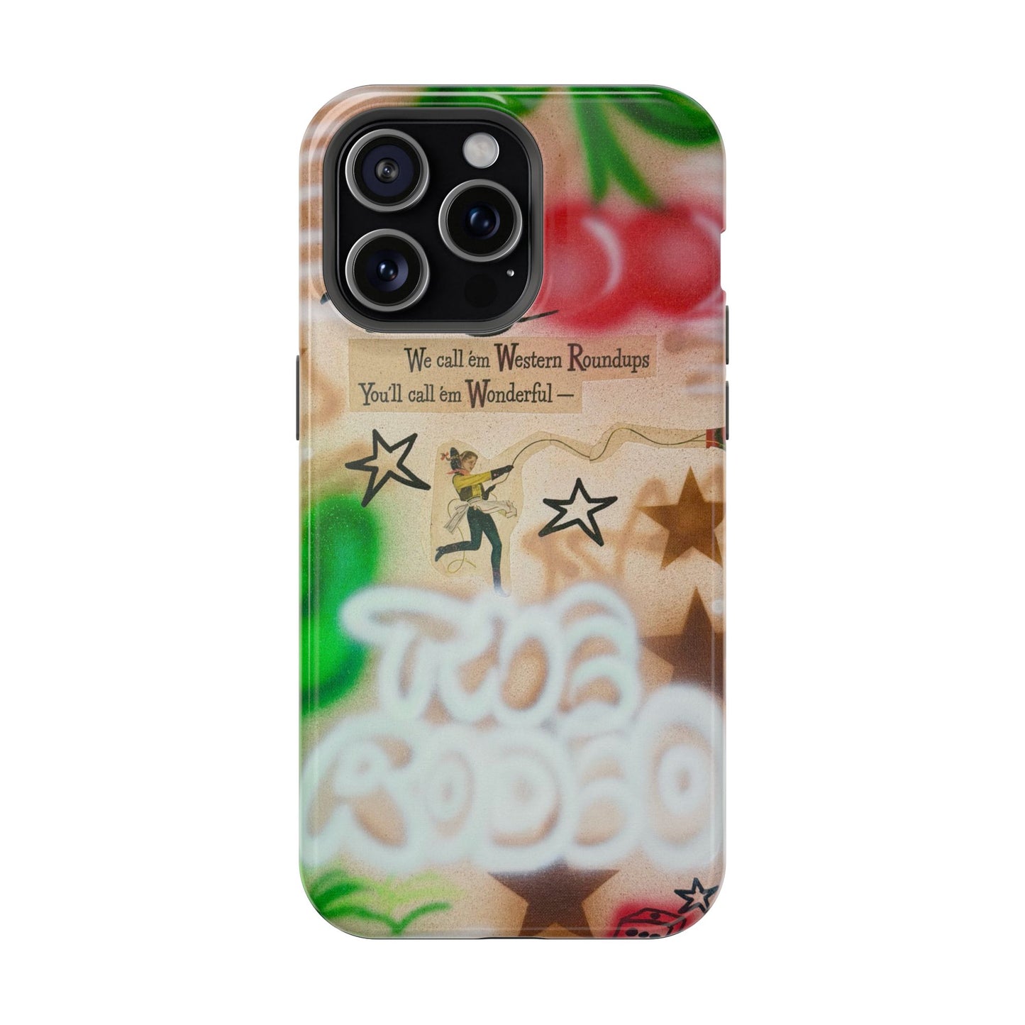 MagSafe "the rodeo" airbrush iPhone case