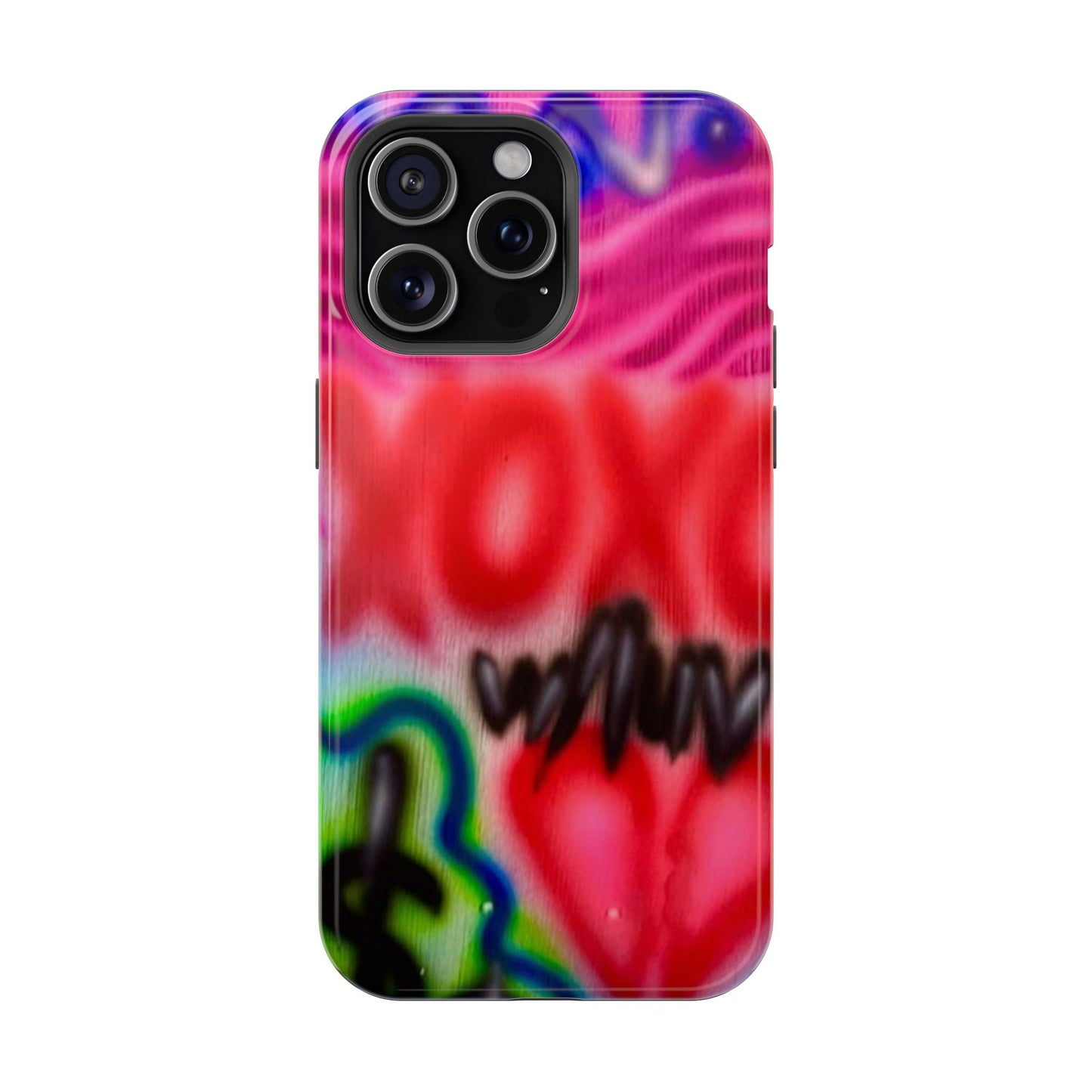 MagSafe Airbrush-iPhone-Hülle „with luv, xoxo“