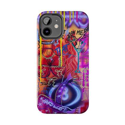 "shots on me" airbrush iPhone case