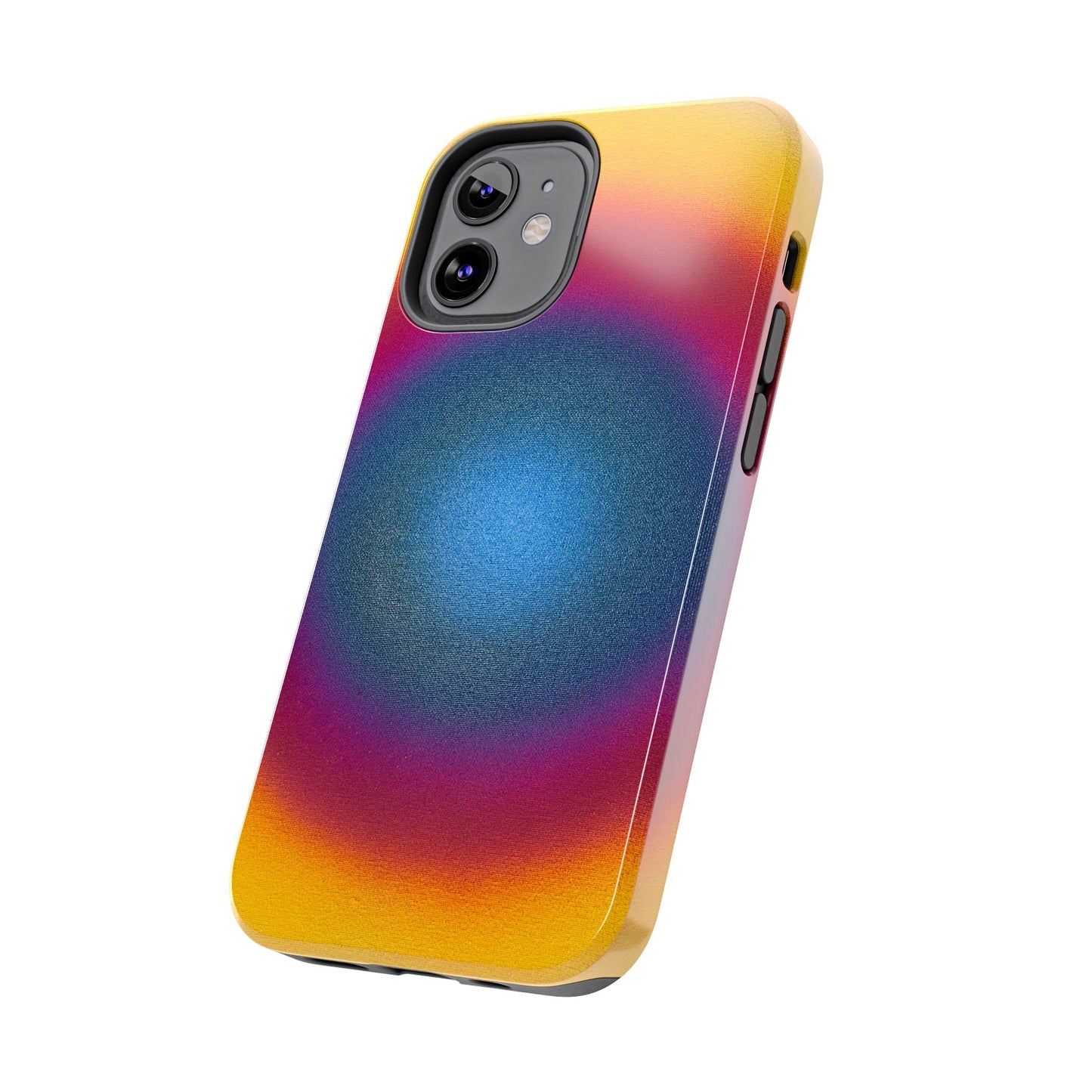 "blue raspberry aura" airbrush iPhone case