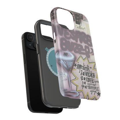 MagSafe "espresso martini" airbrush iPhone case