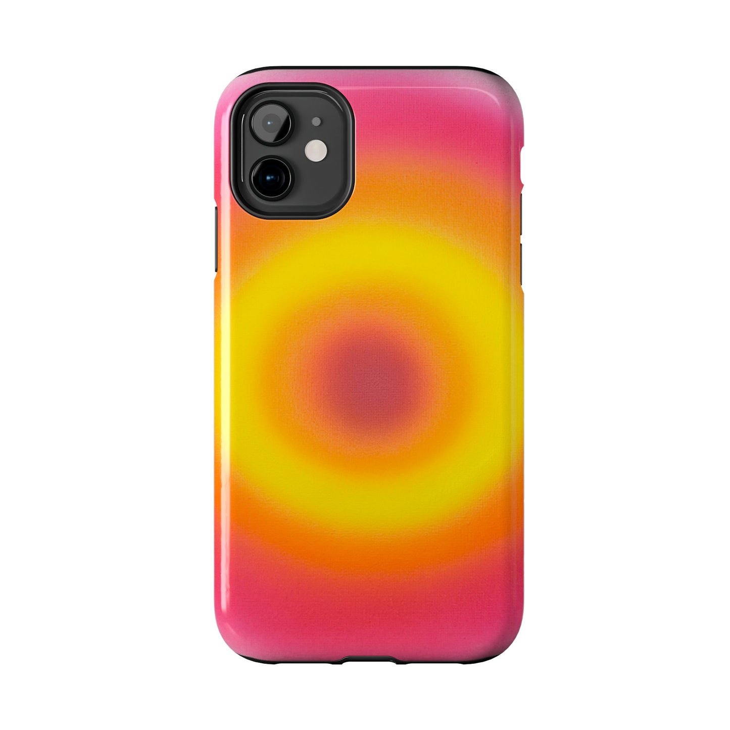 "pink lemonade aura" airbrush iPhone case