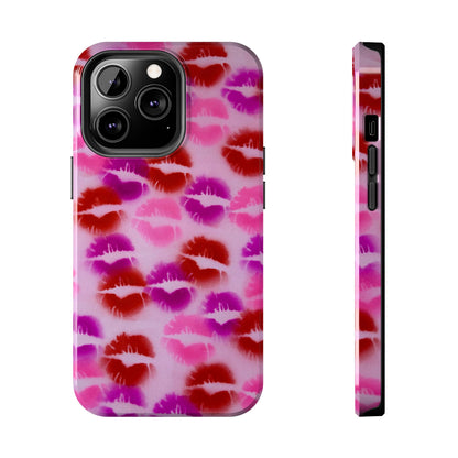 "mwah" airbrush iPhone case