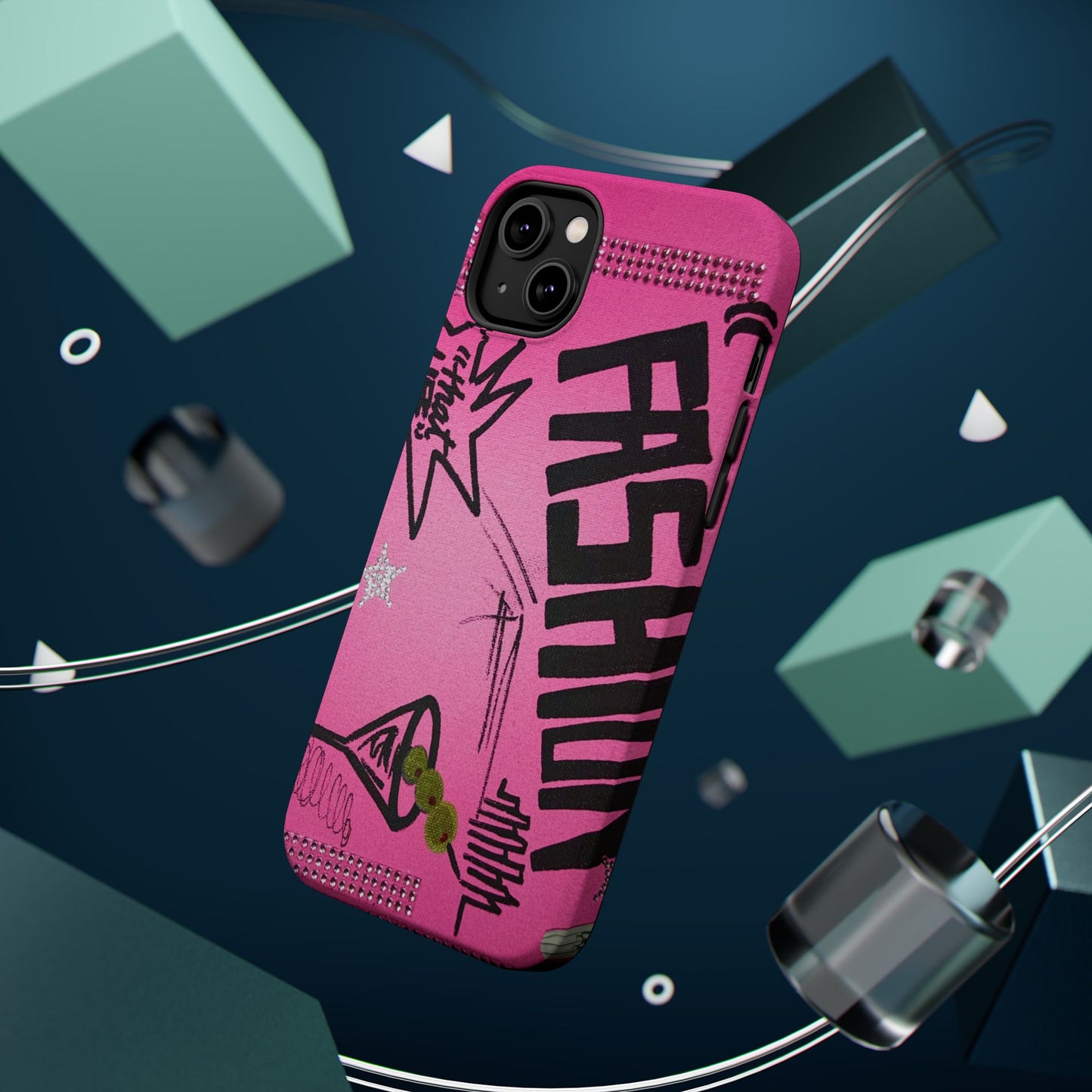 MagSafe "high fashion pt. 2" airbrush iPhone case