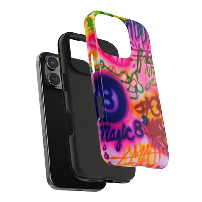 "colorful chaos" airbrush iPhone case