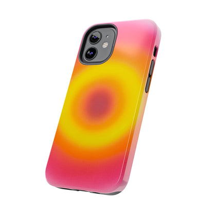 "pink lemonade aura" airbrush iPhone case