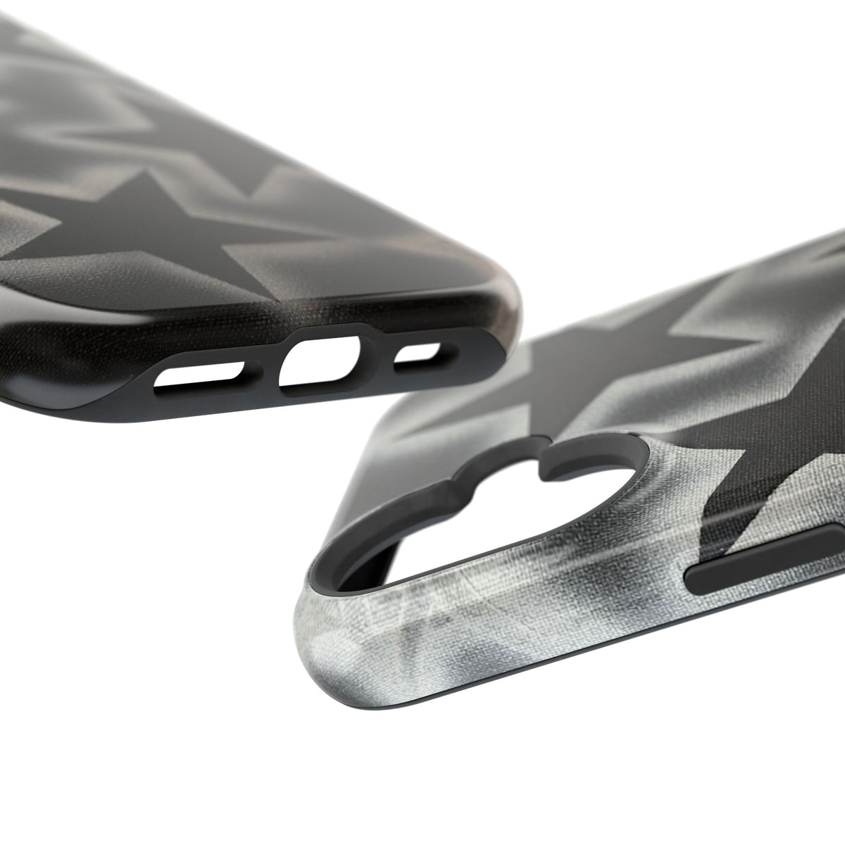 MagSafe "chrome stars" airbrush iPhone case