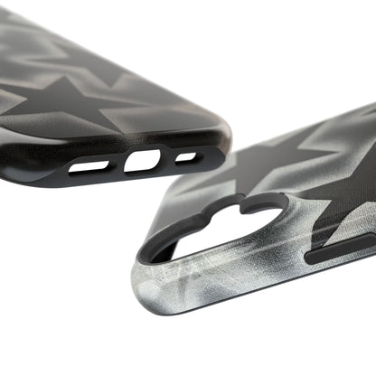 MagSafe "chrome stars" airbrush iPhone case