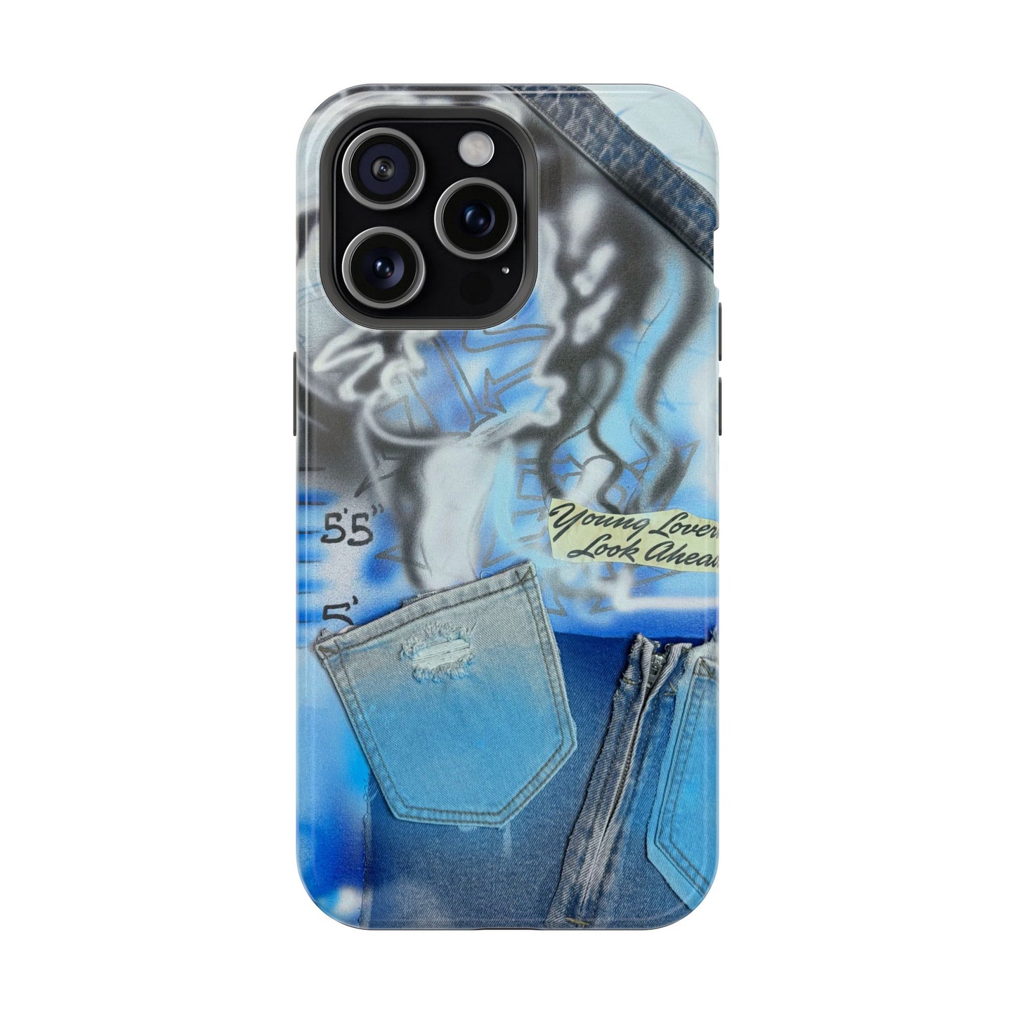 MagSafe "young lovers" airbrush iPhone case