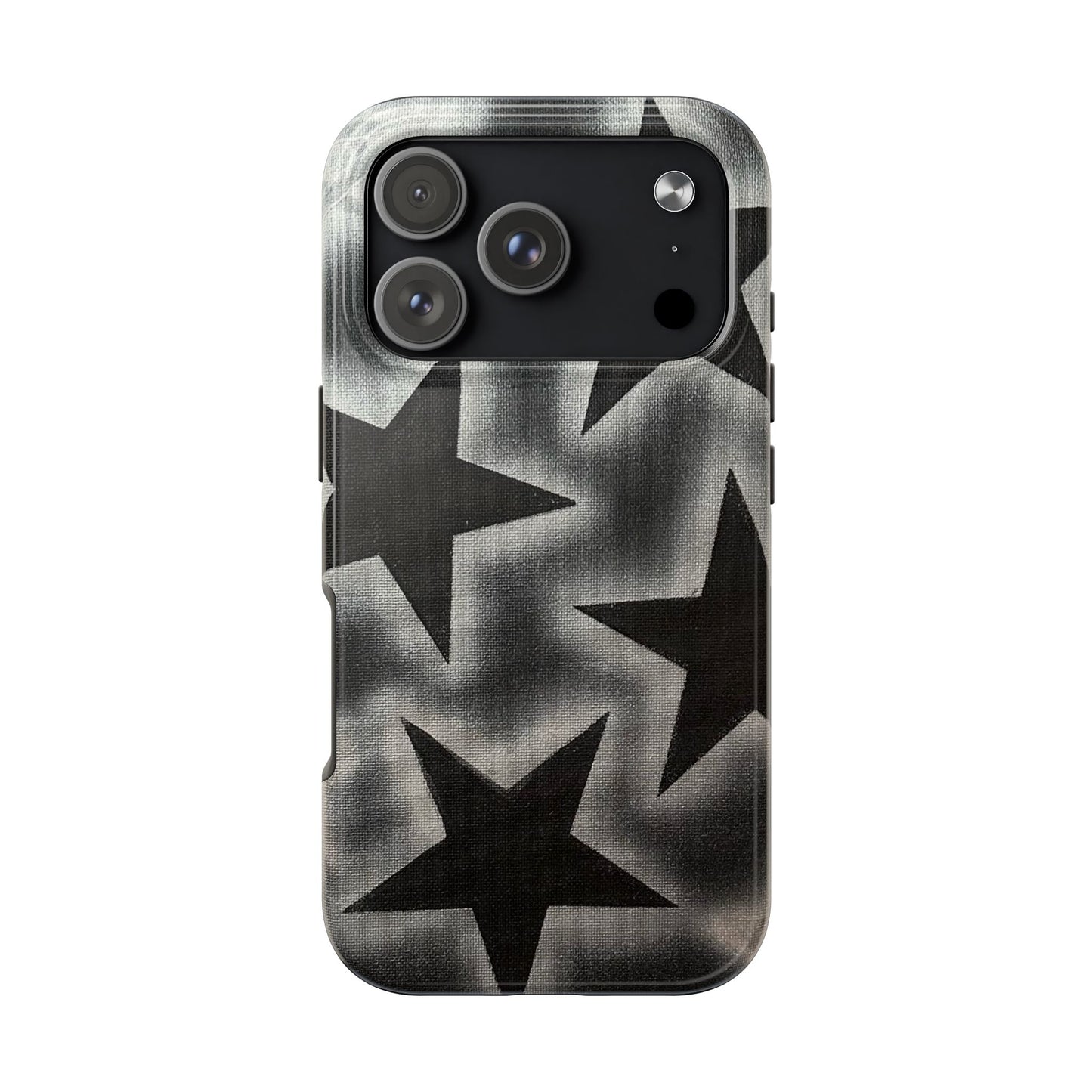 "chrome stars" airbrush iPhone case